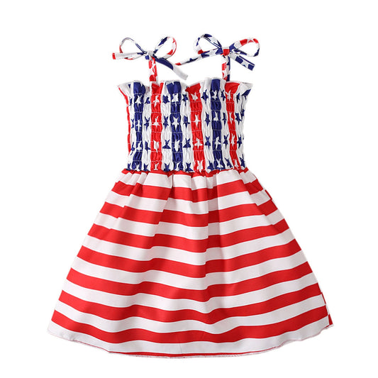 4Th of July Baby Girl Outfits 4Th of July Outfit Independence Day Shirt Skirt Set American Flag Summer Clothes