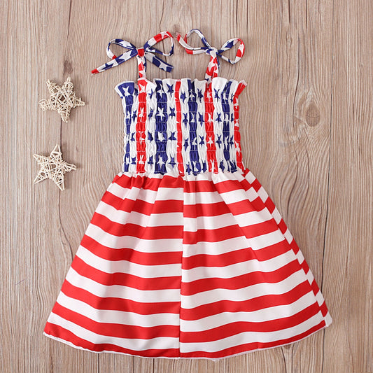 4Th of July Baby Girl Outfits 4Th of July Outfit Independence Day Shirt Skirt Set American Flag Summer Clothes